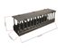 Picture of Vertical Mount Cable Tray - 2FT, 6 Inches Deep, Black - 2 of 12
