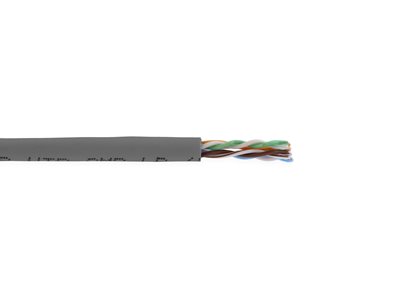 Picture of Category 6e Communications Cable - Solid, Gray, Plenum (CMP) - 1000 FT