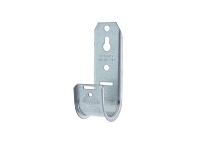 1 5/16 Inch J-Hook Cable Support - Standard Mount, Galvanized, 25 Pack