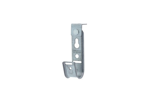 3/4 Inch J-Hook Cable Support - Ceiling Mount, Galvanized, 25 Pack