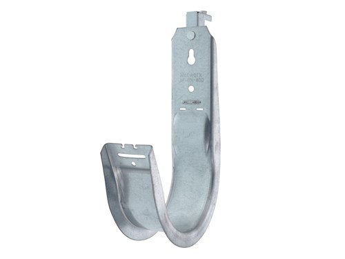 4 Inch J-Hook Cable Support - Beam Clamp, Galvanized, 25 Pack