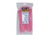 Picture of 8 Inch Fluorescent Pink Releasable/Reusable Cable Tie - 100 Pack - 2 of 5