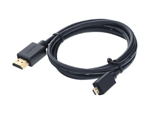 1 Meter (3.28 FT) High Speed HDMI to Micro HDMI D Cable with Ethernet