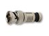 Picture of BNC RG6 Compression Connector, Nickel Plated Pkg 25pc/Bag  - 0 of 1