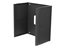12U adjustable wall mount network bracket front open view