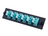 Picture of 6-Port OM3 LC Duplex Fiber Adapter Plate for Patch Panels
