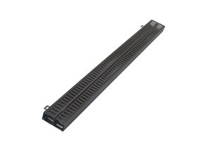 Picture of 4ft Vertical Rack Cable Duct - 100 Cables, Plastic, Dual-Sided w/Cover