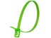 Picture of 8 Inch 120 Lbs Fluorescent Green Releasable/Reusable Cable Tie - 20 Pack - 0 of 5
