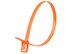Picture of 8 Inch 120 Lbs Fluorescent Orange Releasable/Reusable Cable Tie - 100 Pack - 0 of 5
