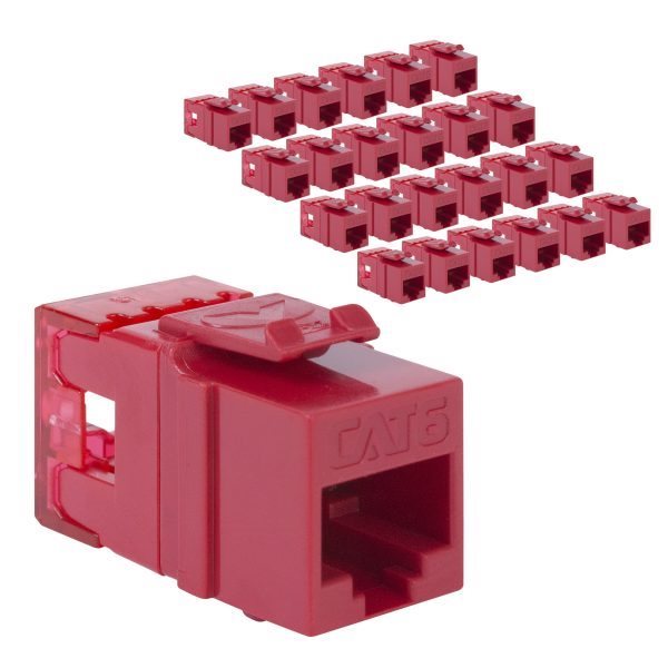 CAT6 High Density Keystone Jack – Gigabit Network Connector | High ...
