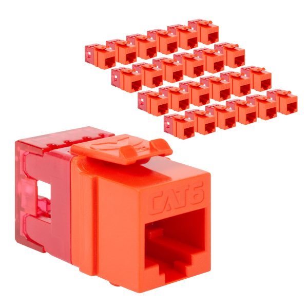 CAT6 High Density Keystone Jack – Gigabit Network Connector | High ...
