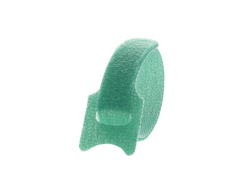 6 Inch Green Hook and Loop Tie Wrap - 50 Pack