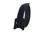 Picture of 8 Inch Black Hook and Loop Tie Wrap - 50 Pack