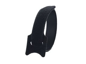 Picture of 8 Inch Black Hook and Loop Tie Wrap - 50 Pack