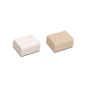 Picture of Quest Technology End Cap Raceway Accessory - 1/2'', White, 12 Pk