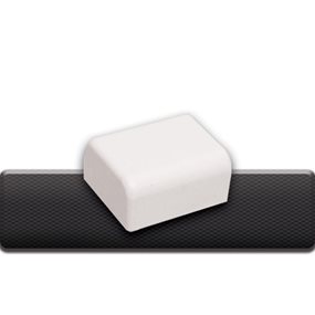 Picture of Quest Technology End Cap Raceway Accessory - 1'', Beige, 12 Pk