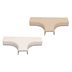 Picture of Quest Technology Tee Raceway Accessory - 1/2'', Beige, 12 Pk - 0 of 1