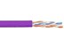 Picture of Solid Cat 6 Network Cable Pull Box - Purple, Plenum (CMP), No Spline - 1000 FT - 0 of 1