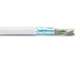 Picture of Cat 6 Shielded Network Cable - Solid, STP, White, Riser (CMR) PVC - 1000 FT - 0 of 1