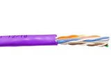 Picture of Solid Cat 6e Network Cable Pull Box - Purple, 600 MHz, Riser (CMR) PVC - 1000 FT