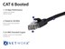 Picture of Cat 6 Ethernet Patch Cable - 25 FT, Black, Booted - 4 of 7