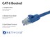 Picture of Cat 6 Ethernet Patch Cable - 1 FT, Blue, Booted - 3 of 7