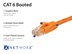 Picture of Cat 6 Ethernet Patch Cable - 7 FT, Orange, Booted - 3 of 7