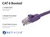 Picture of Cat 6 Ethernet Patch Cable - 2 FT, Purple, Booted - 3 of 7