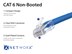 Picture of Cat 6 Ethernet Patch Cable - 10 FT, Blue, Assembled - 2 of 6