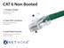 Picture of Cat 6 Ethernet Patch Cable - 10 FT, Green, Assembled - 2 of 6
