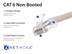 Picture of Cat 6 Ethernet Patch Cable - 1 FT, Gray, Assembled - 2 of 6